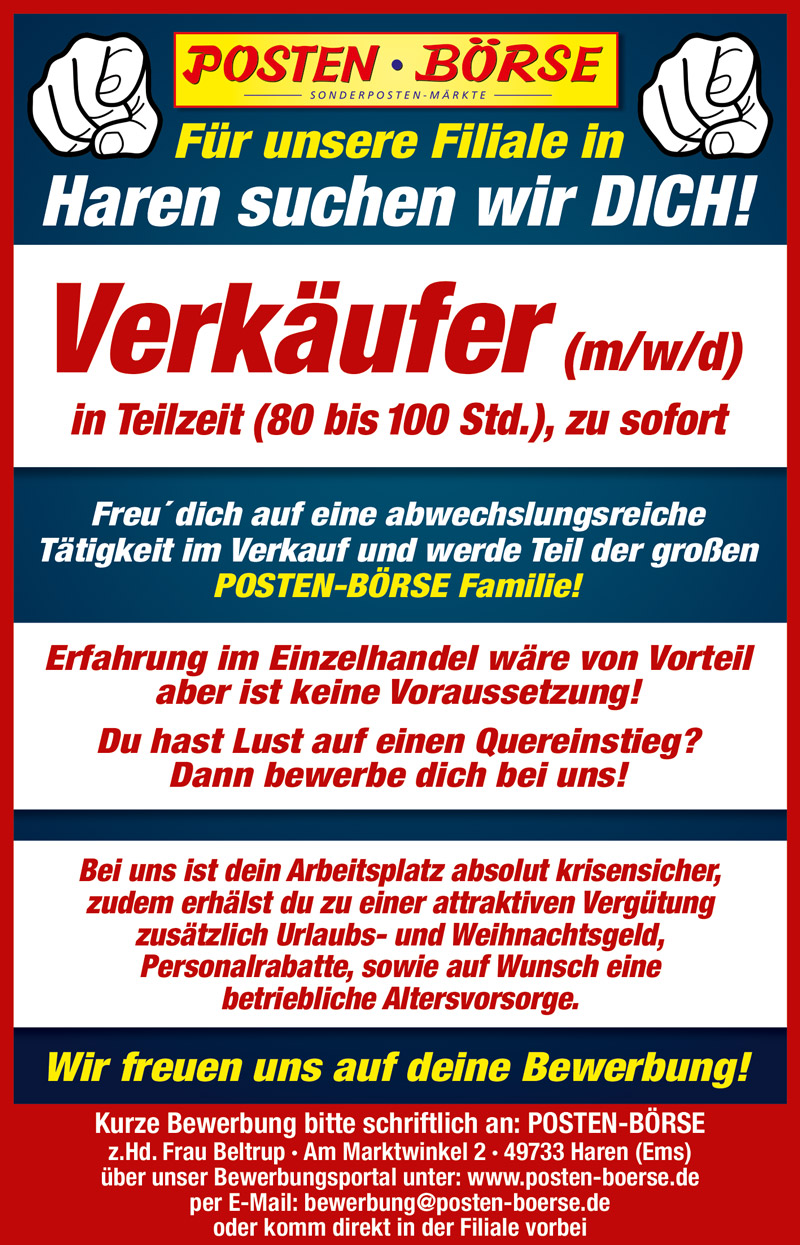 Jobangebot für Haren (Ems)