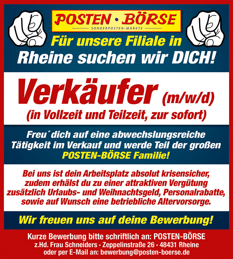 Jobangebot für Rheine