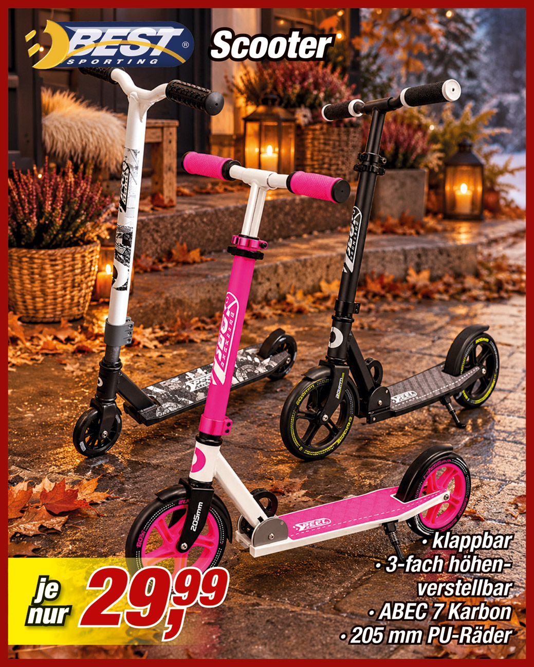 Angebot - Best Scooter in verschiedenen Farben