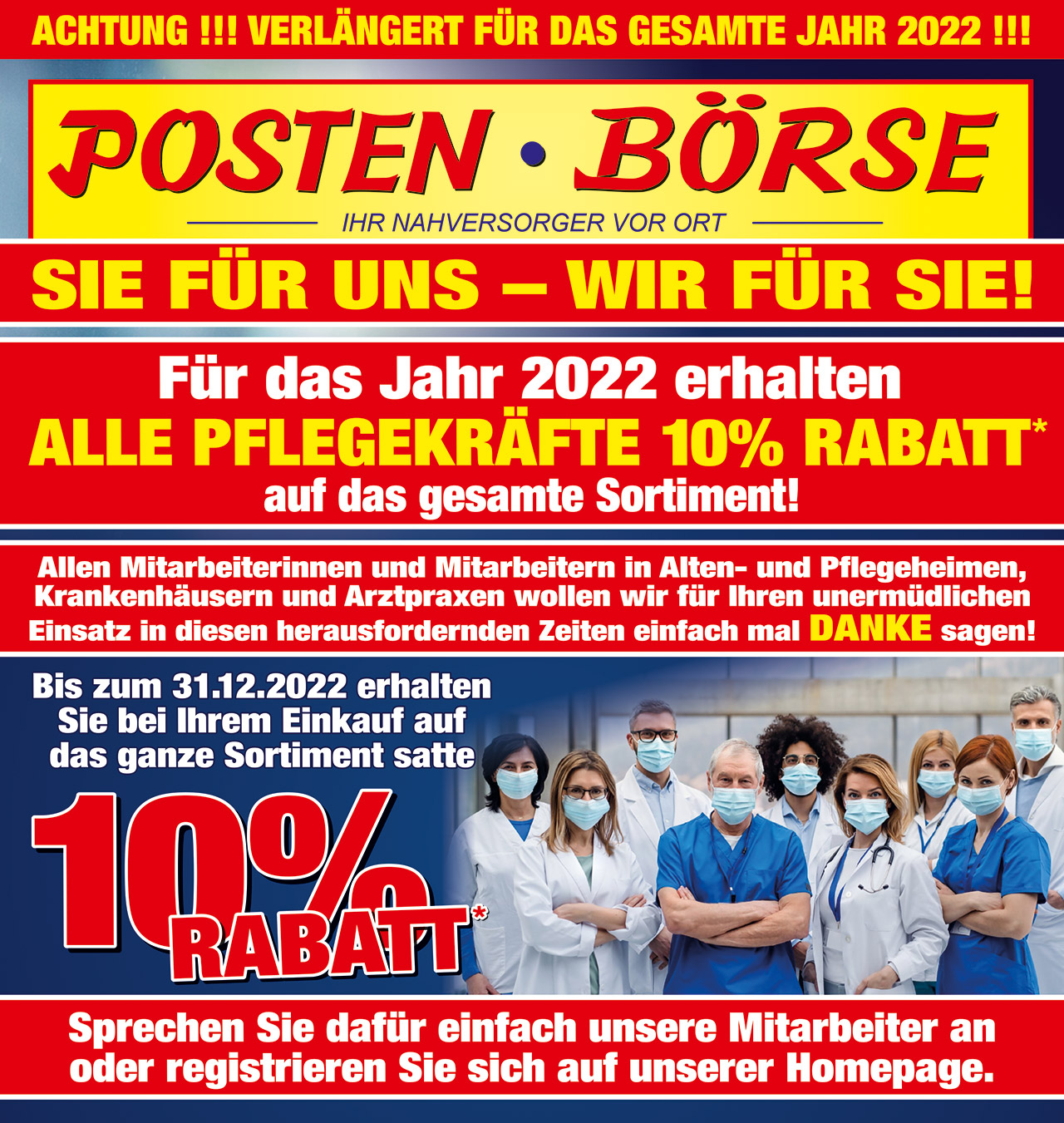 Sie fuer uns – wir für Sie